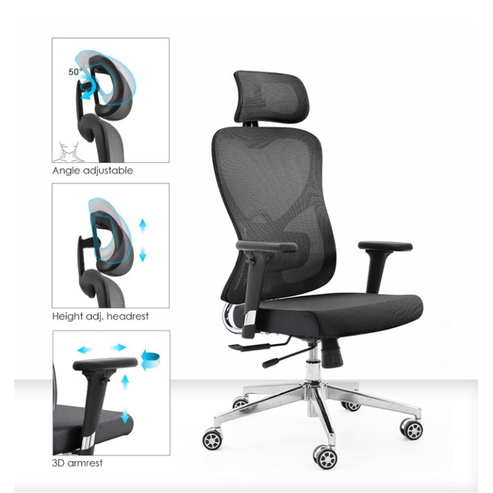 High Back Chair Model James Manager Ergonomic Executive Stylish Chair
